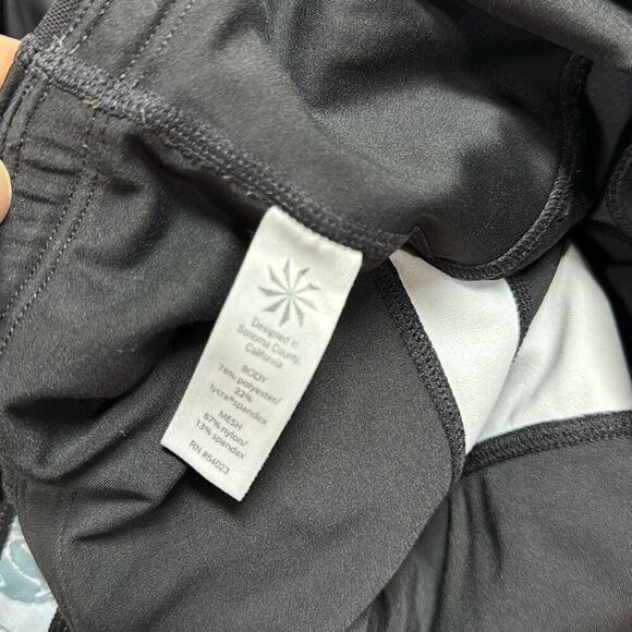 Athleta Abyss/Black Marble Precision 7/8 Tight Legging Size Medium - Picture 7 of 8